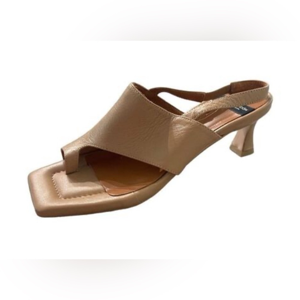 Angel Alarcon Women Camel Classic
Leather Slingback Heels Sandals Sz 9 40 Spain